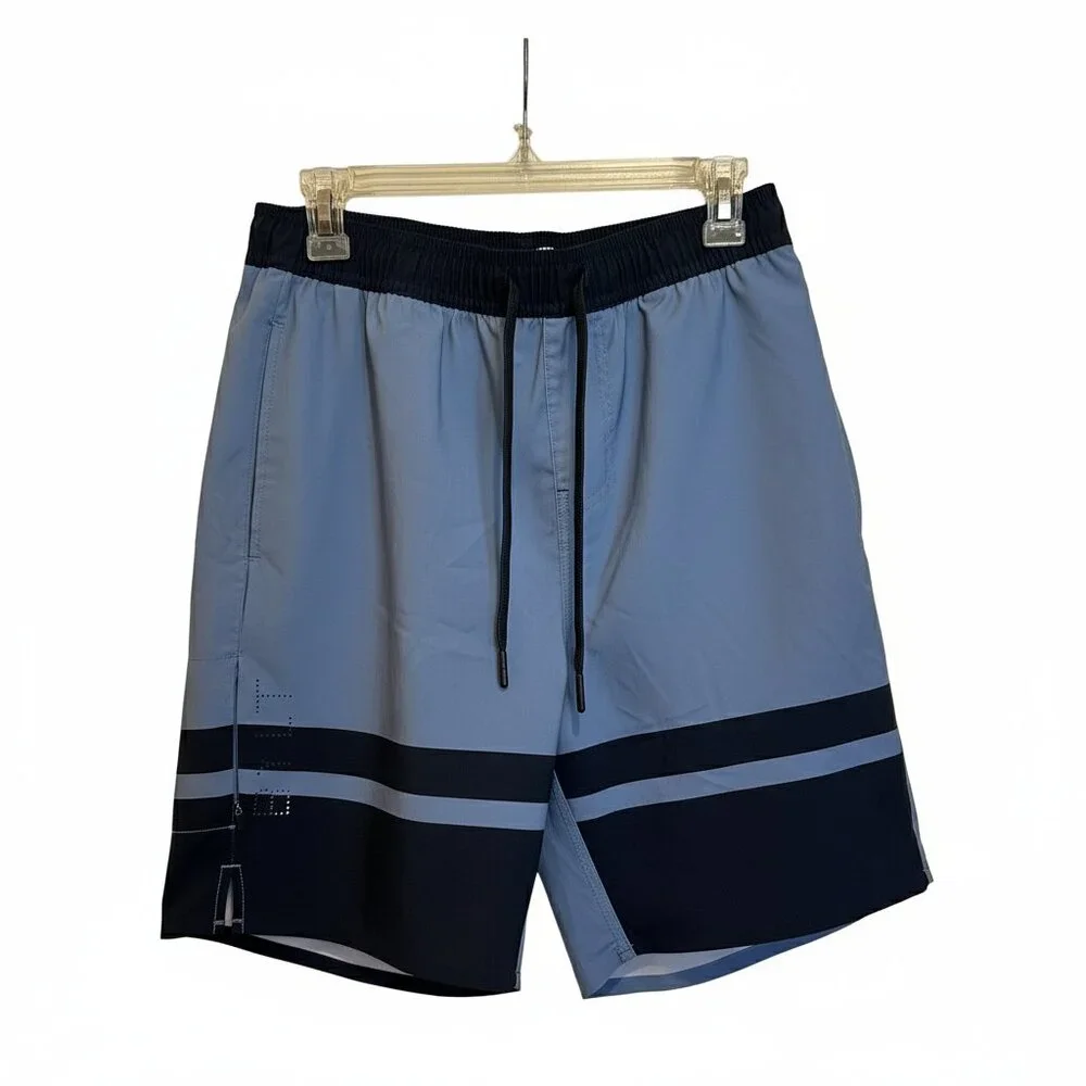 BYLT Premium Basics - Coastal Hybrid Boardshorts Backbay-Navy Medium